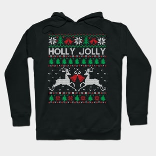 holly jolly Ugly chrismtas sweater Hoodie